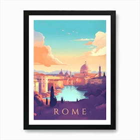 Rome Italy Travel Art Print