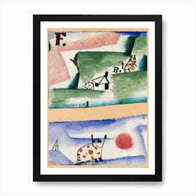Tomcat's Turf, Paul Klee Art Print