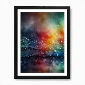 Abstract Rainbow Art Print