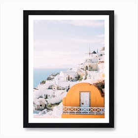 Oia Sunset Santorini Art Print