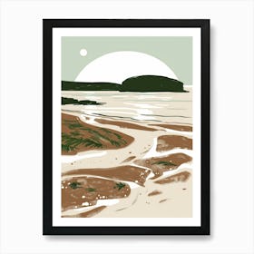 Sand Beach Art Print