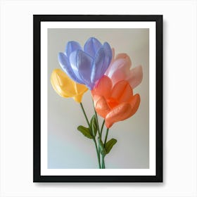 Dreamy Inflatable Flowers Sweet Pea 1 Art Print