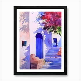 Blue Door 4 Art Print
