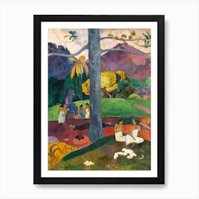 Mata Mua (Once Upon A Time) (1892, Paul Gauguin Art Print