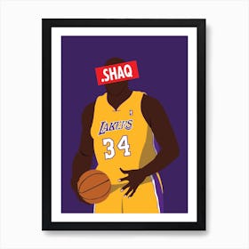 Shaq - Basketball Art Print