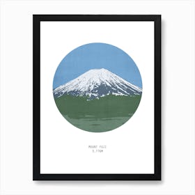 Mount Fuji Japan Mountain Art Print