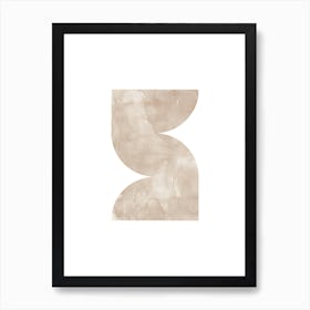 Watercolor Shapes 2 Art Print