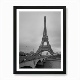 Torre Eiffel, Paris | Black and White Photography Art Print