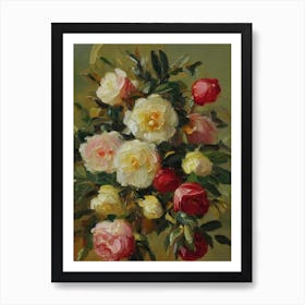 Camellia Painting 4 Flower Art Print