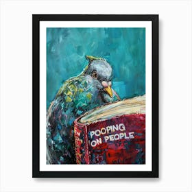 Pooping On People Art Print