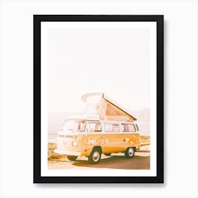 Canary Travel Van Art Print