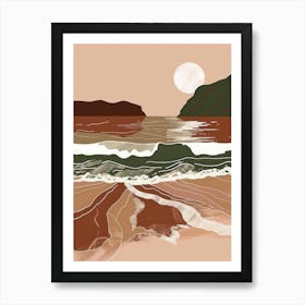 Beach Canvas Print 1 Art Print