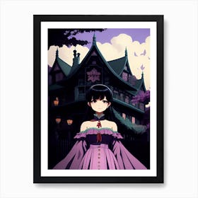 Sakura Hana Art Print