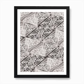 Triangle Print Affiche