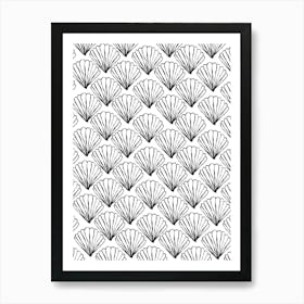 Seashells Pattern Art Print