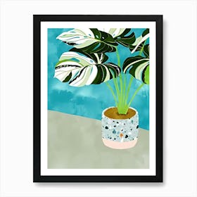 Plant In A Pot 4 Art Print