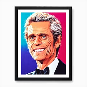 Willem Dafoe Pop Movies Art Movies Art Print