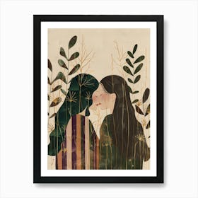 Two Women Kissing 34 Art Print