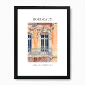 Bordeaux Travel And Architecture Poster 4 Art Print