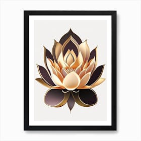 Lotus Flower, Buddhist Symbol Fauvism Matisse 3 Art Print