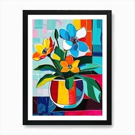 Flowers In A Vase 67 Art Print