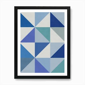 Geometric Shapes - AT01 Art Print