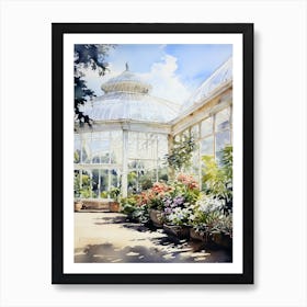 Kew Gardens Uk Watercolour 2 Art Print