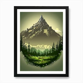 Mountain Landscape 25 Art Print