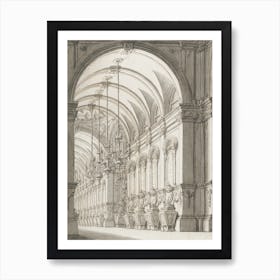 Hall Of Mirrors Art Print