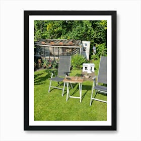 Garden Furniture Art Print