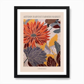 Fall Botanicals Cineraria 1 Poster Art Print