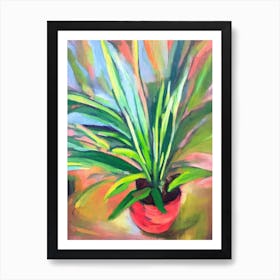 Arrowhead Plant 2 Impressionist Painting Art Print