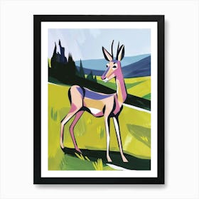 Antelope Canvas Print 1 Art Print