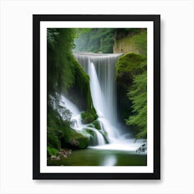 Cascade De Gairaut, France Realistic Photograph (2) Art Print