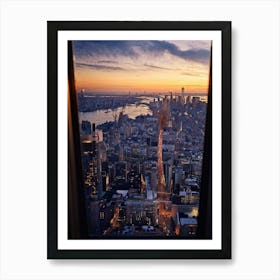 A Developer In Manhattan Casting An Eagle Eye View On The Citys Architectural Evolution With The M (7) Art Print