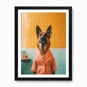 A German Shepherd Dog 4 Art Print