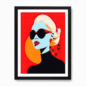 Captivating Cosmos: Pop Art Femme Fatales Art Print