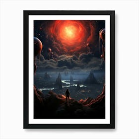 Alien Planet Art Print