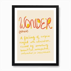 Wonder Art Print