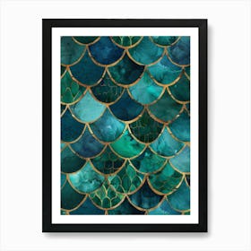 Mermaid Scales 4 Art Print