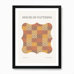 Tile Pattern Poster 8 Art Print