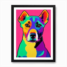 Toy Fox Terrier Andy Warhol Style Dog Art Print