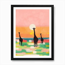 Evening Stroll in the Savannah Art Print