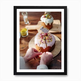 Bunny Cake 2 Art Print