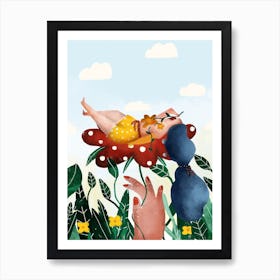 Fleurs Des Champs Art Print