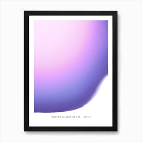 Gradient Purple  3 Art Print