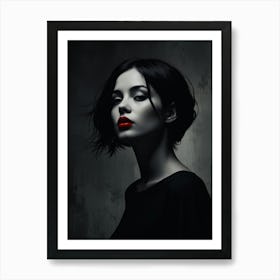 Dark Beauty Art Print