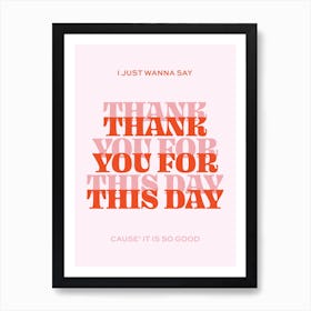 This Day 2 Art Print