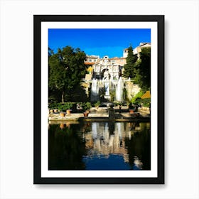 Villa D Este Near Rome, Italy Art Print