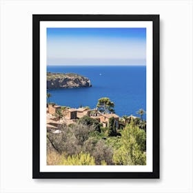 Mallorca Village On The Coast Art Print